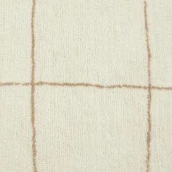 Ouma 8 x 10 Washable Wool Rug - Wavy Taupe