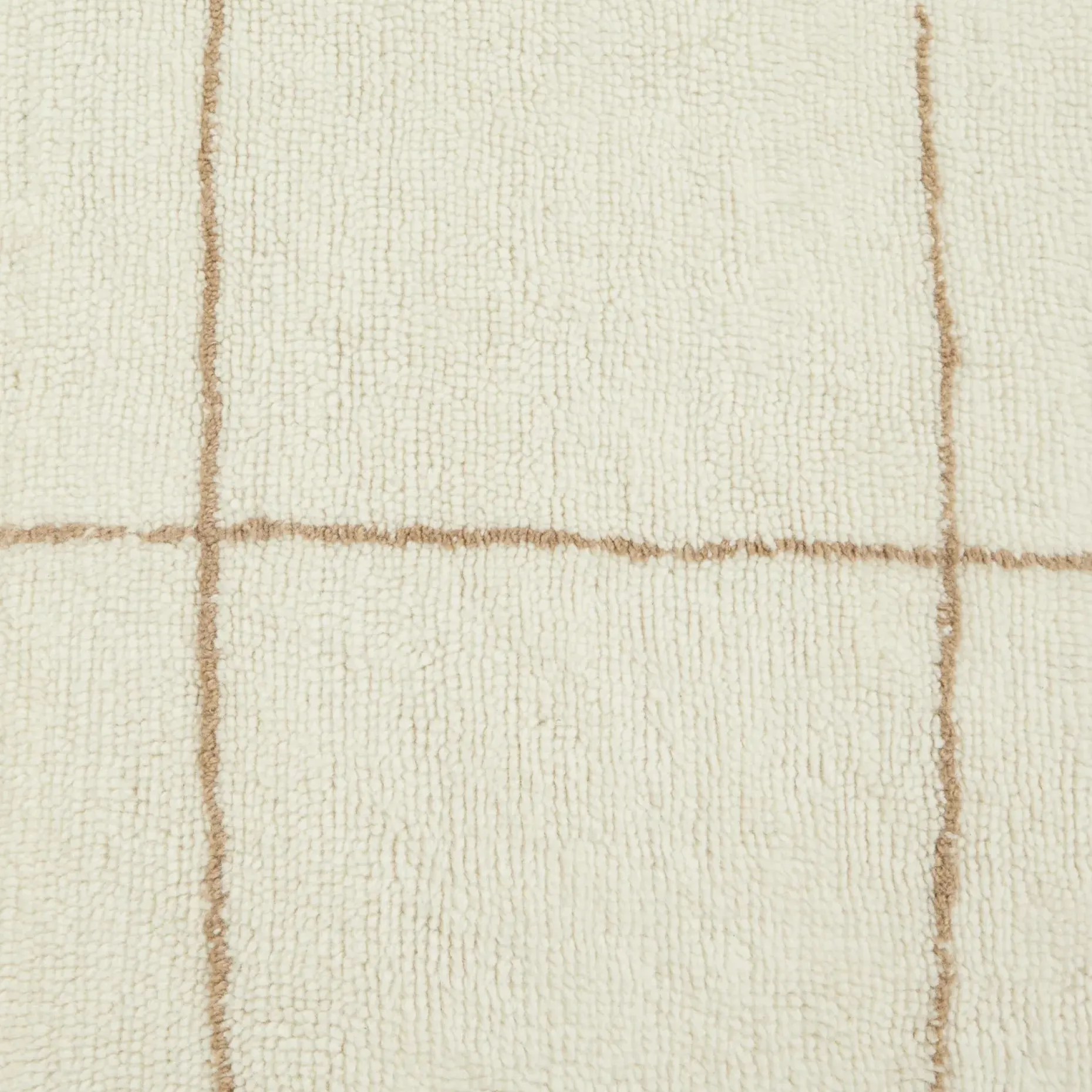Ouma 8 x 10 Washable Wool Rug - Wavy Taupe