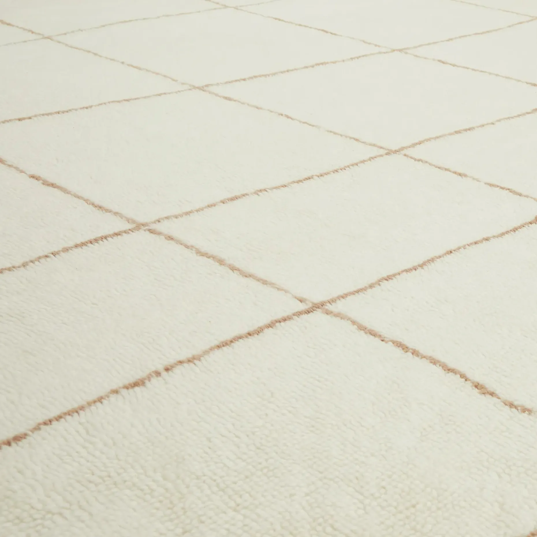 Ouma 8 x 10 Washable Wool Rug - Wavy Taupe