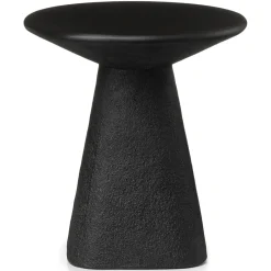 Ozetta Concrete Side Table - Moonlit Black