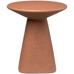 Ozetta Concrete Side Table - Moonlit Rust