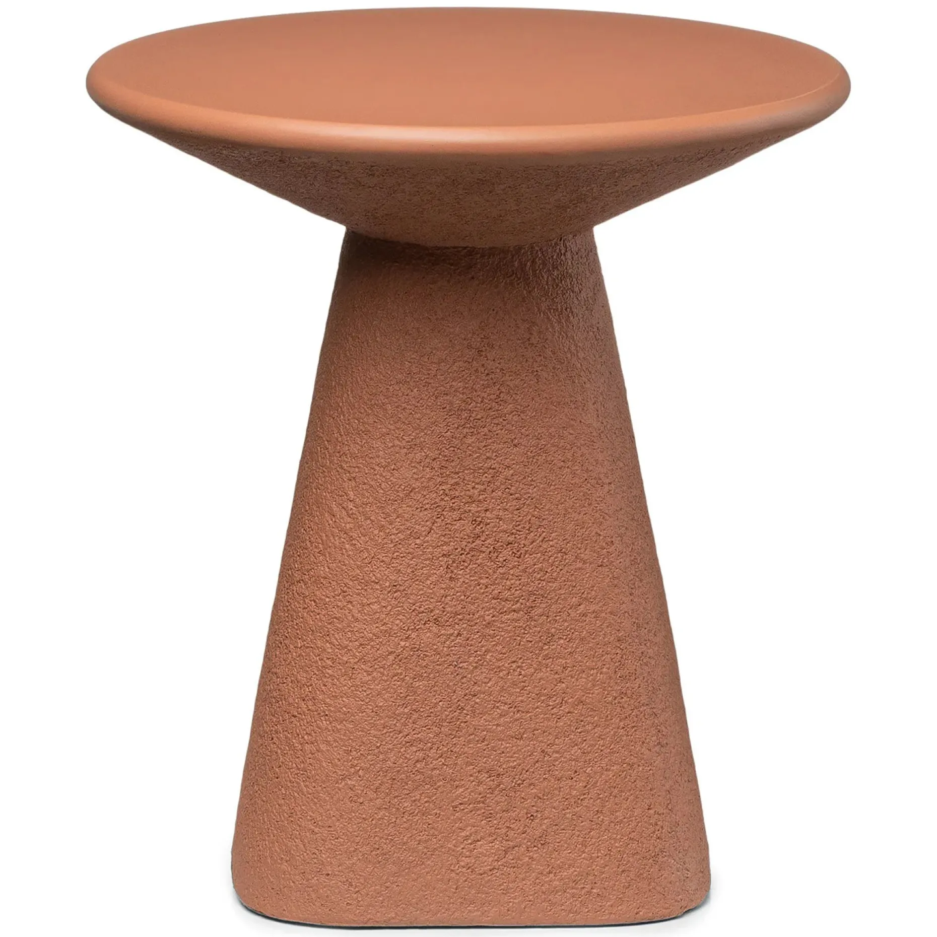 Ozetta Concrete Side Table - Moonlit Rust