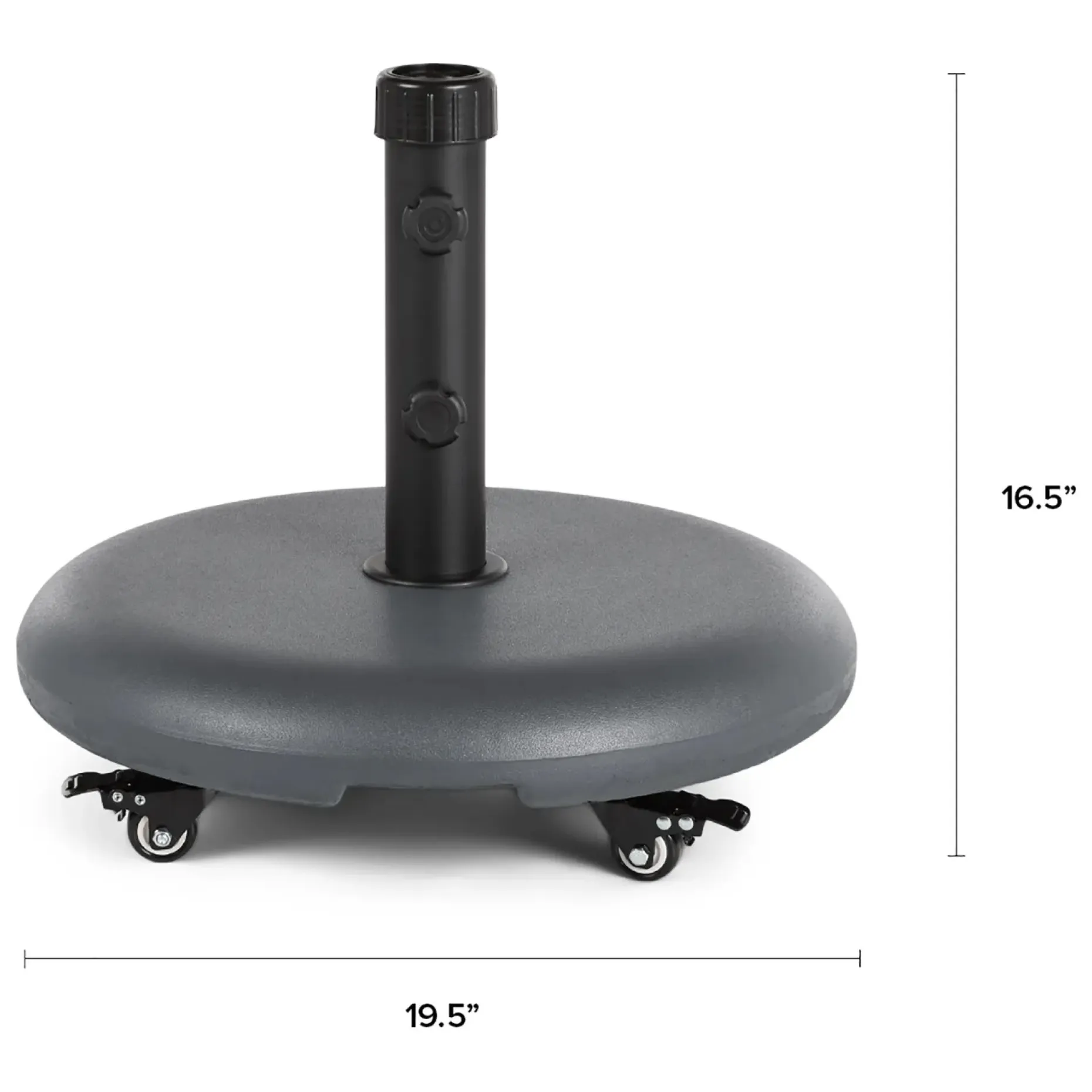 Paima Wheeled Umbrella Base - Black
