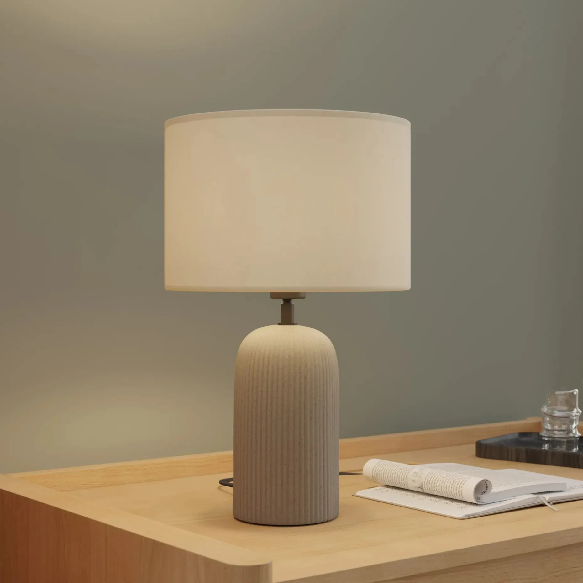 Palisade Table Lamp - Dark Speckle