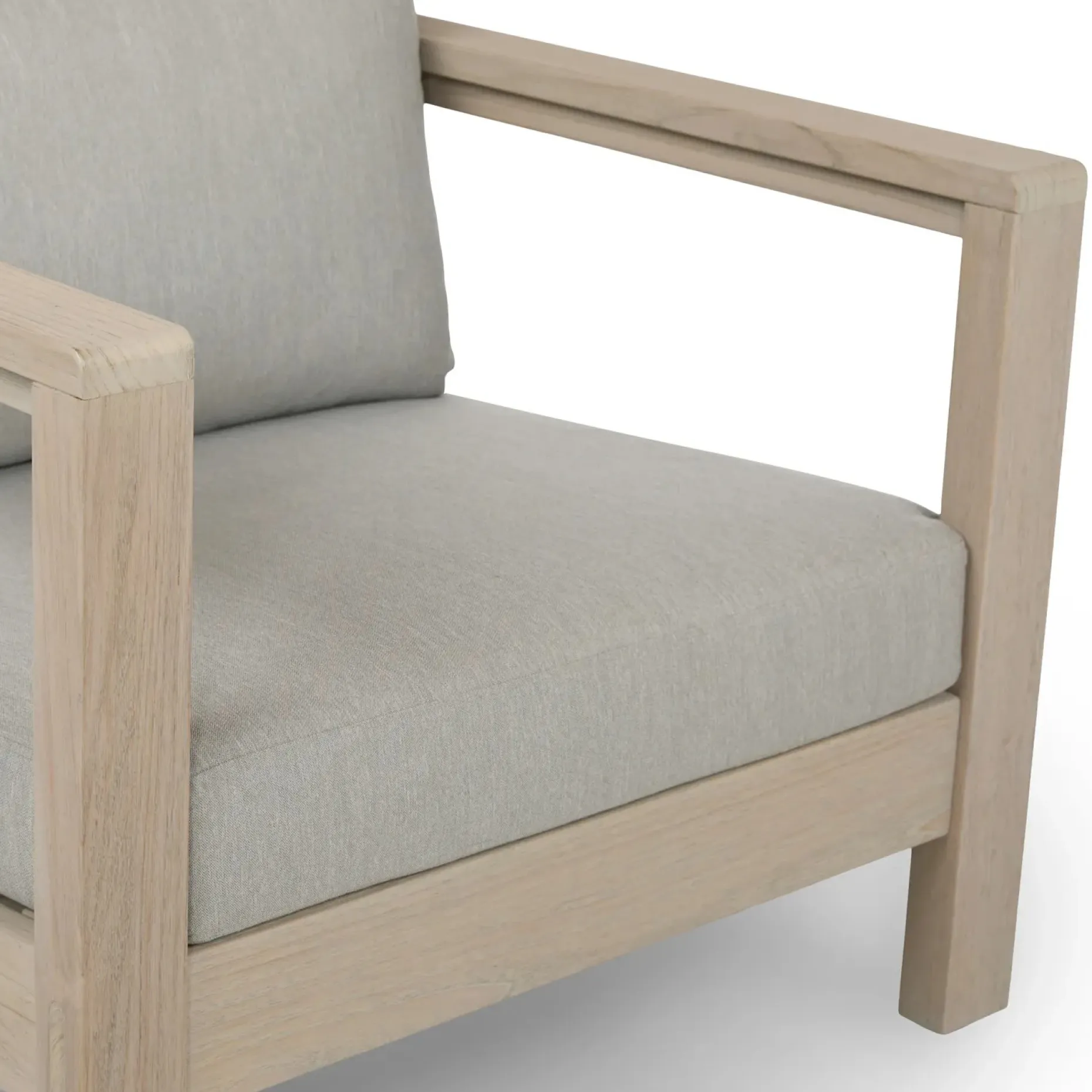 Palmera 34.5" Outdoor Lounge Chair - Dravite Gray