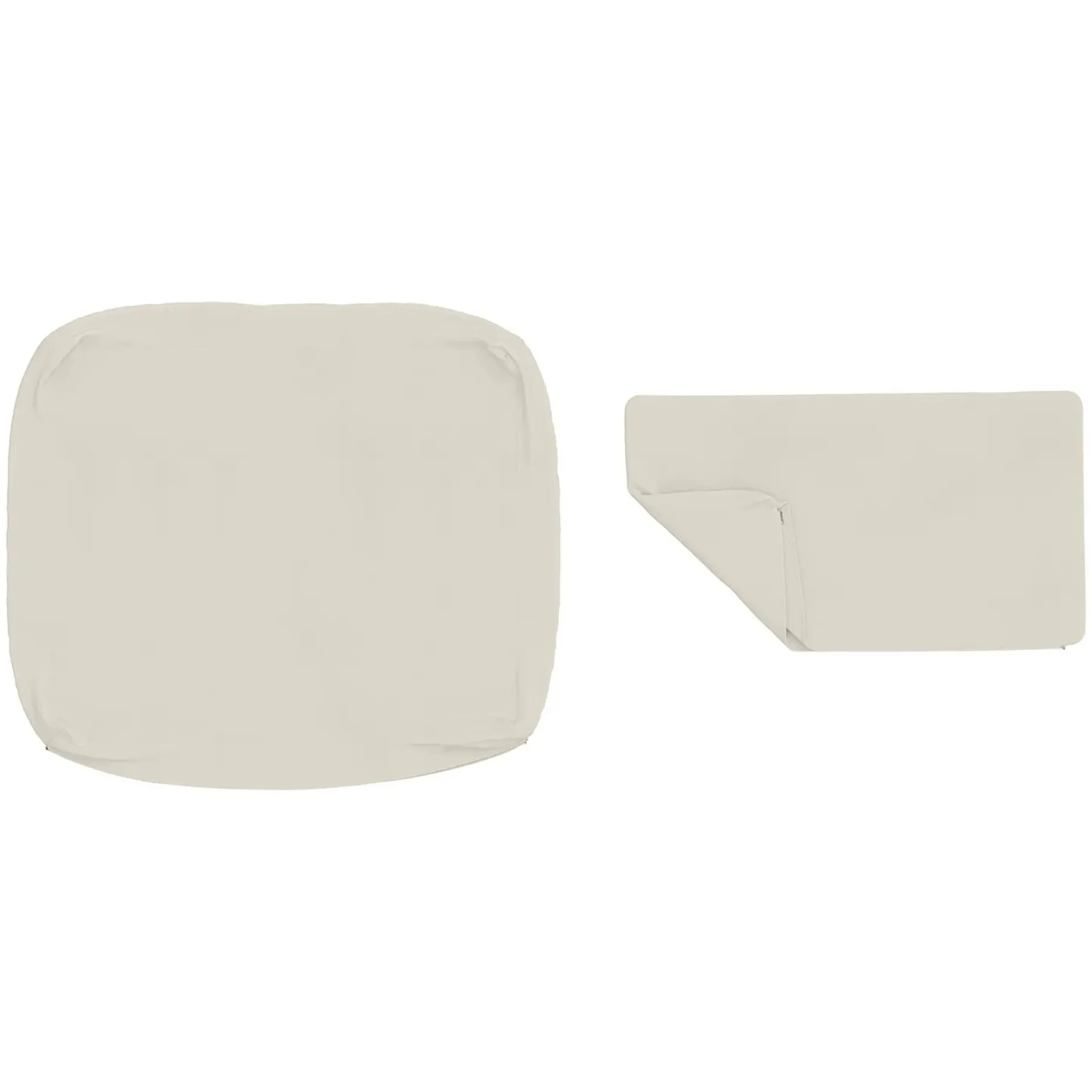 Palmera Outdoor Lounge Chair Cushion Cover Set - Dravite Ivory