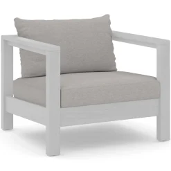 Palmera Outdoor Lounge Chair Cushion Cover Set - Dravite Gray