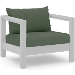 Palmera Outdoor Lounge Chair Cushion Cover Set - Dravite Green