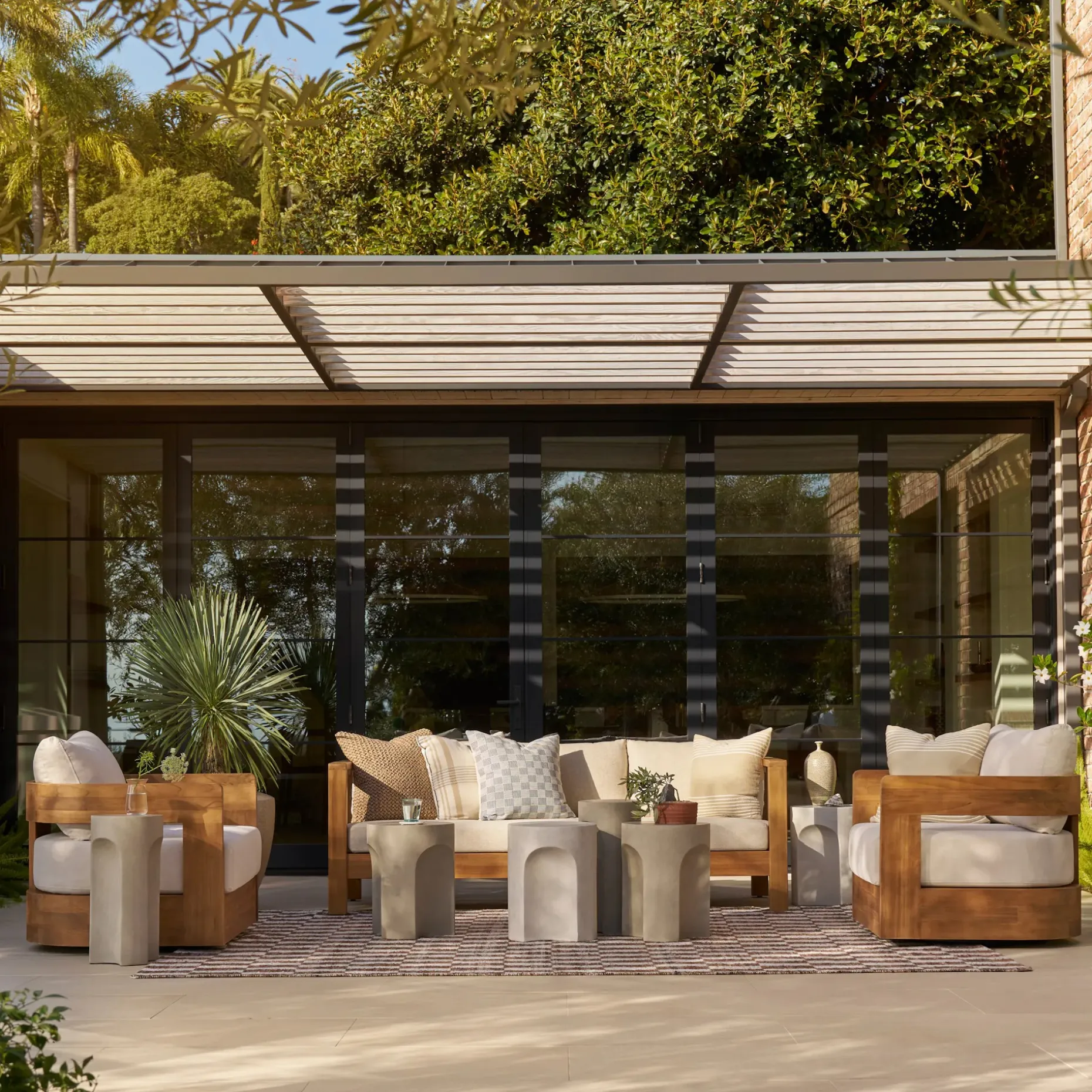 Palmera 80" Outdoor Sofa - Portside Beige