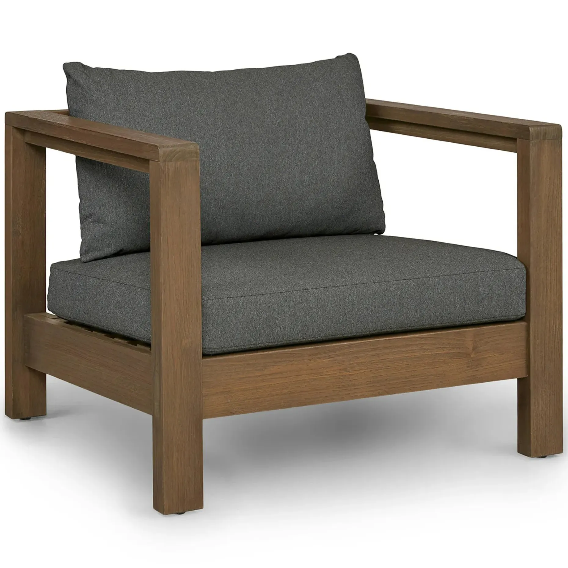 Palmera 80" Outdoor Sofa Set - Dravite Black
