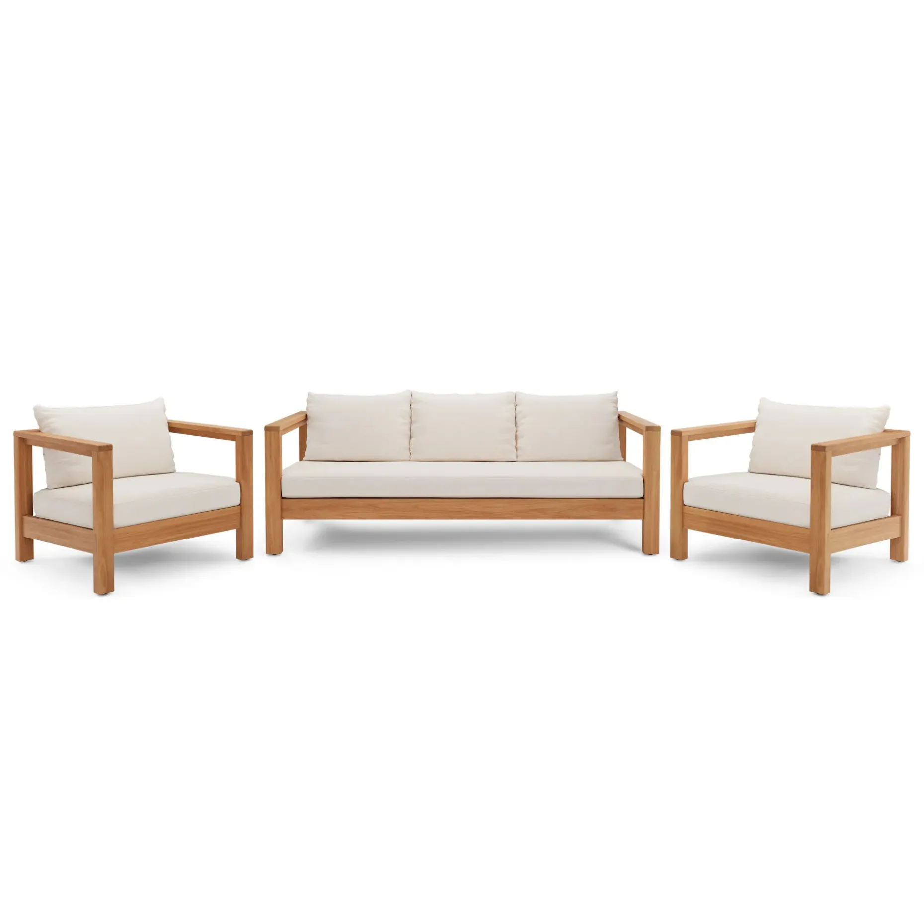 Palmera 80" Outdoor Sofa Set - Portside Beige