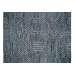Parallel 9 x 12 Rug - Wave Blue / White