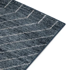 Parallel 9 x 12 Rug - Wave Blue / White