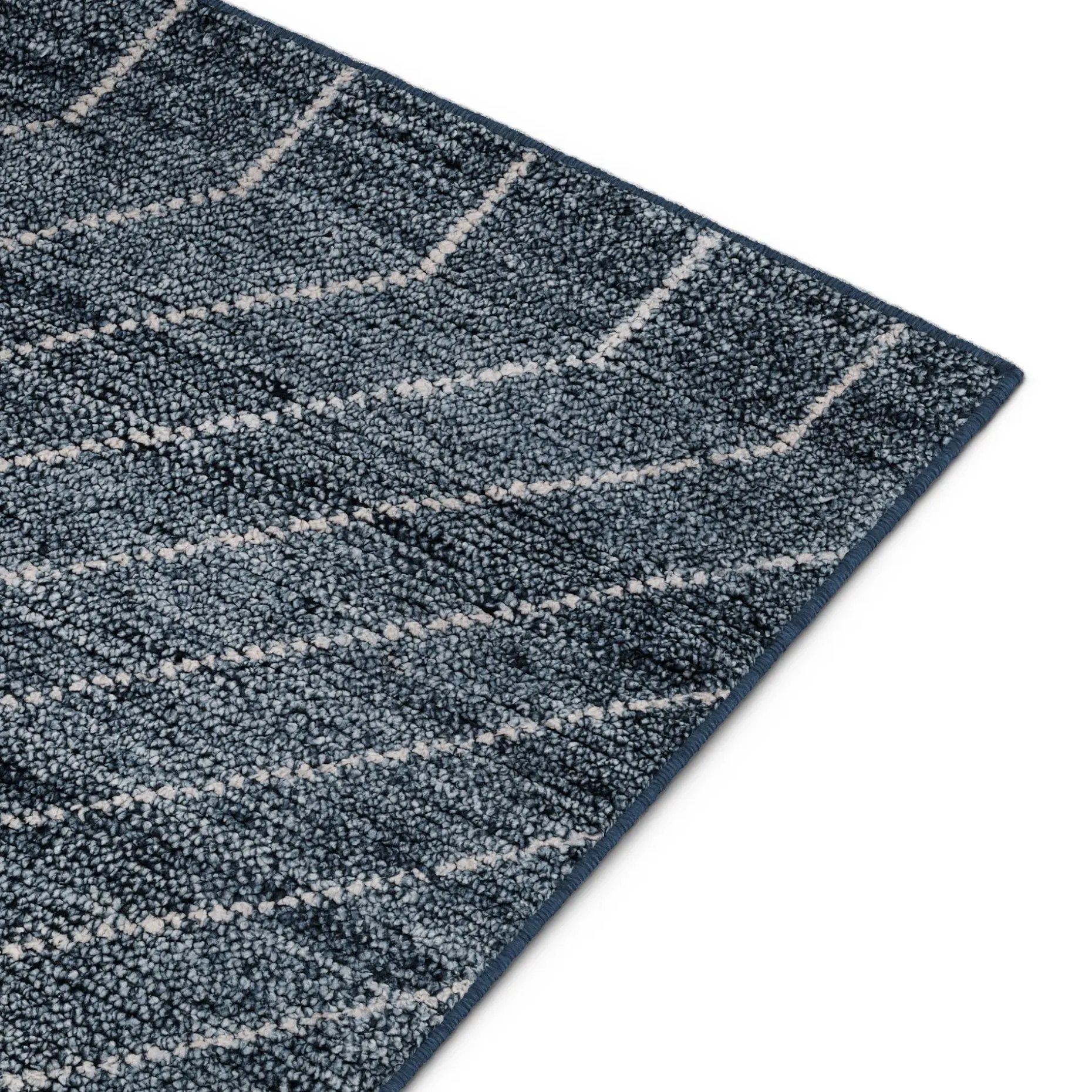 Parallel 9 x 12 Rug - Wave Blue / White