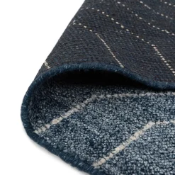 Parallel 8 x 10 Rug - Wave Blue / White
