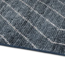 Parallel 5 x 8 Rug - Wave Blue / White