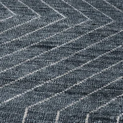 Parallel 5 x 8 Rug - Wave Blue / White
