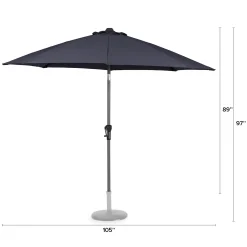 Paras Tilting Umbrella - Navy