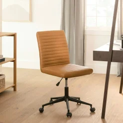 Passo Leather Office Chair - Charme Tan