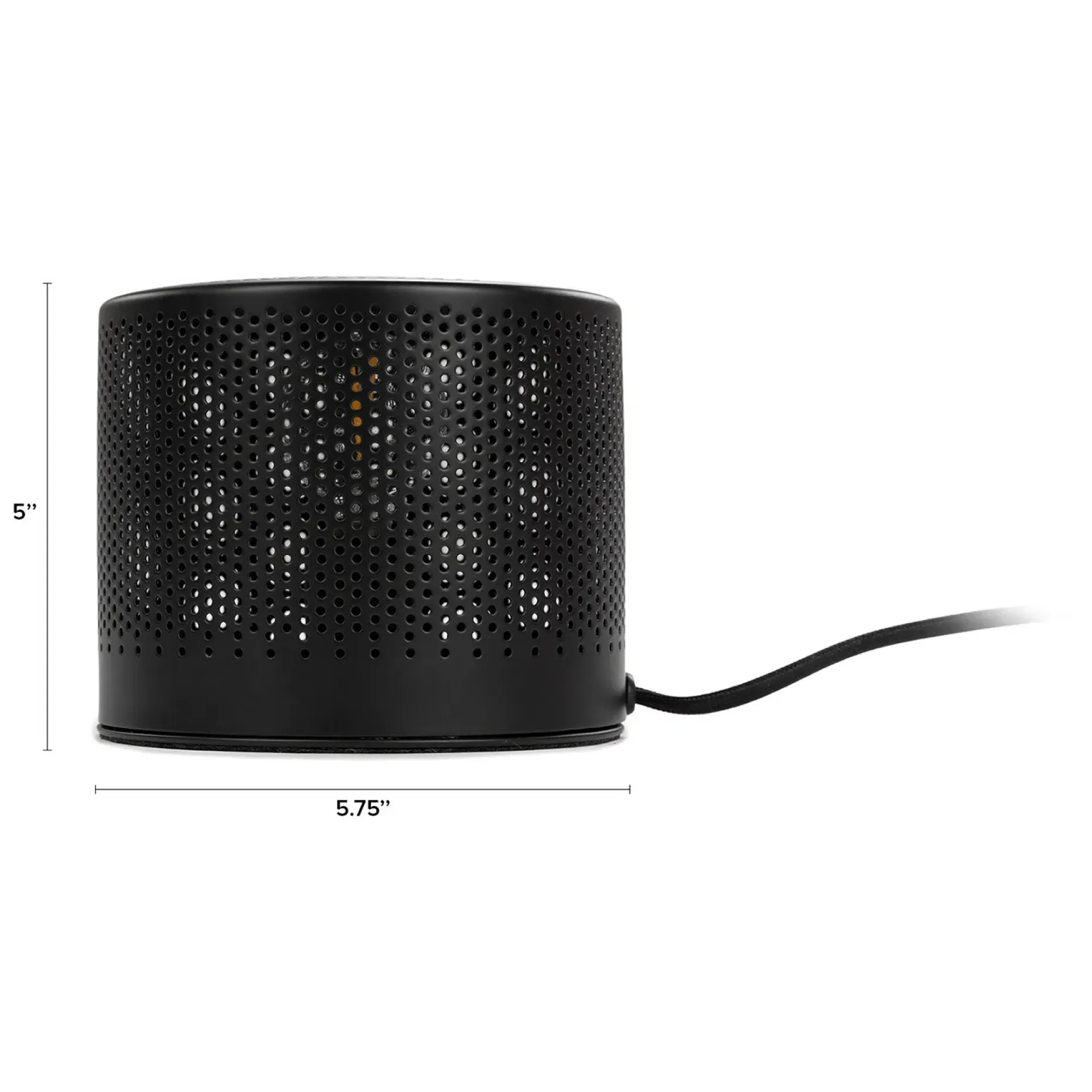 Perforate Table Lamp - Black