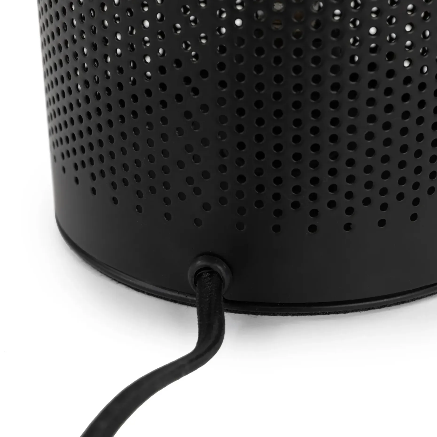 Perforate Table Lamp - Black
