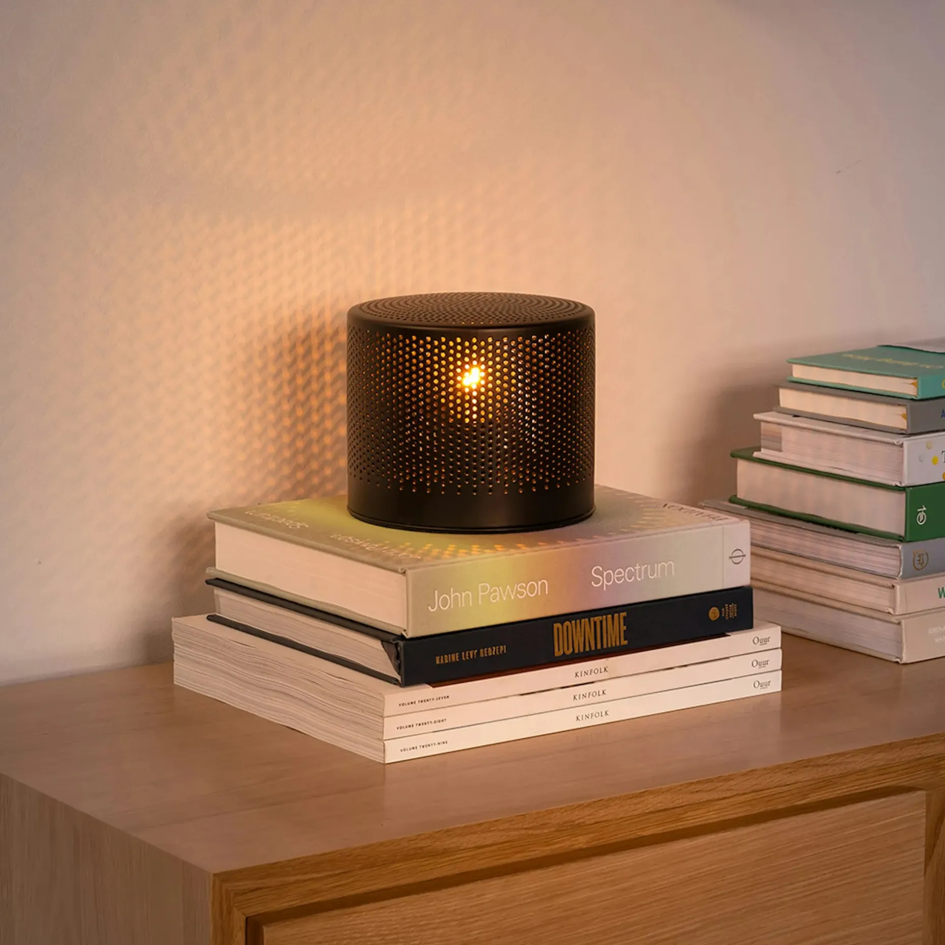 Perforate Table Lamp - Black