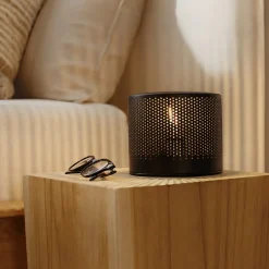 Perforate Table Lamp - Black