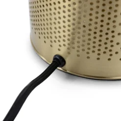 Perforate Table Lamp - Brass