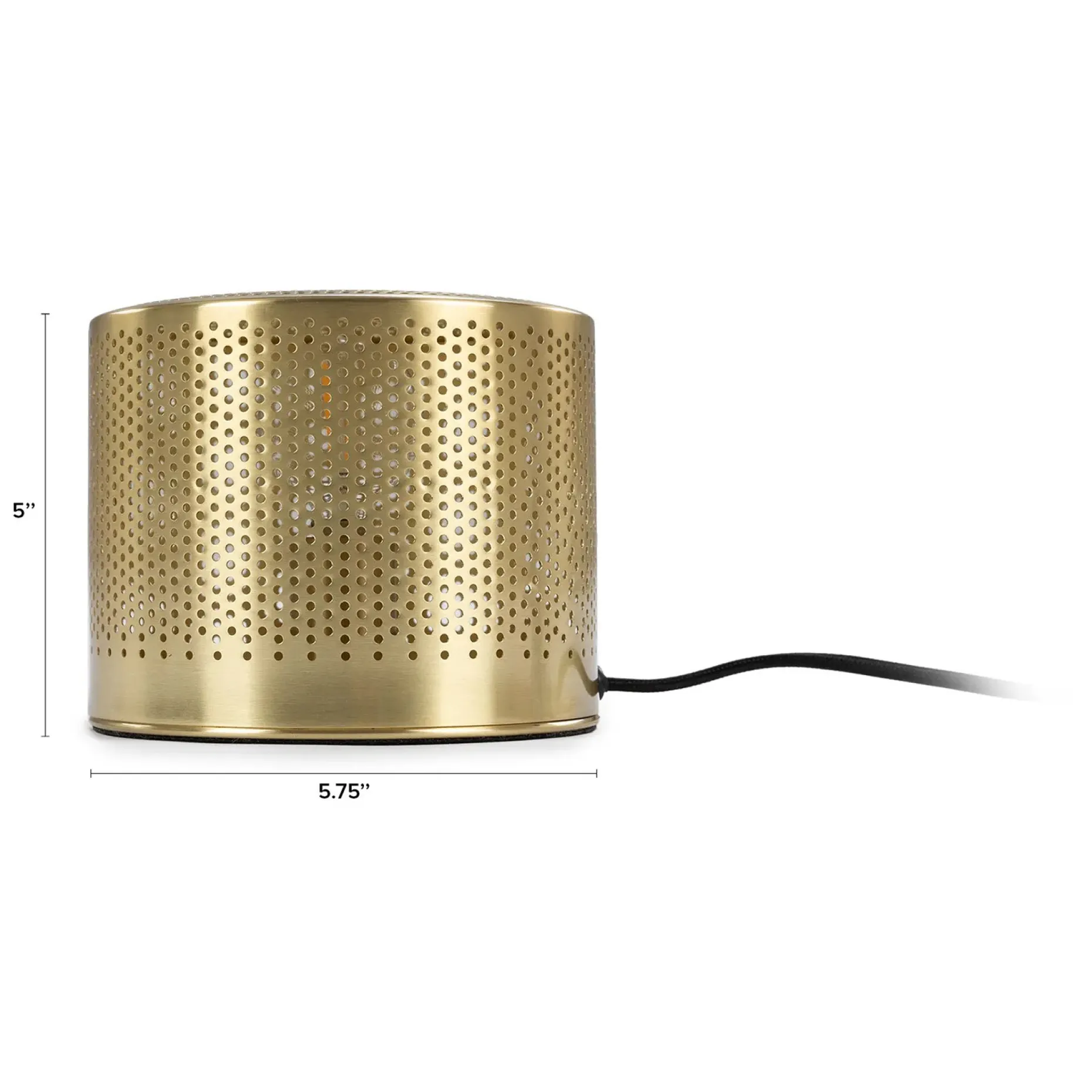 Perforate Table Lamp - Brass