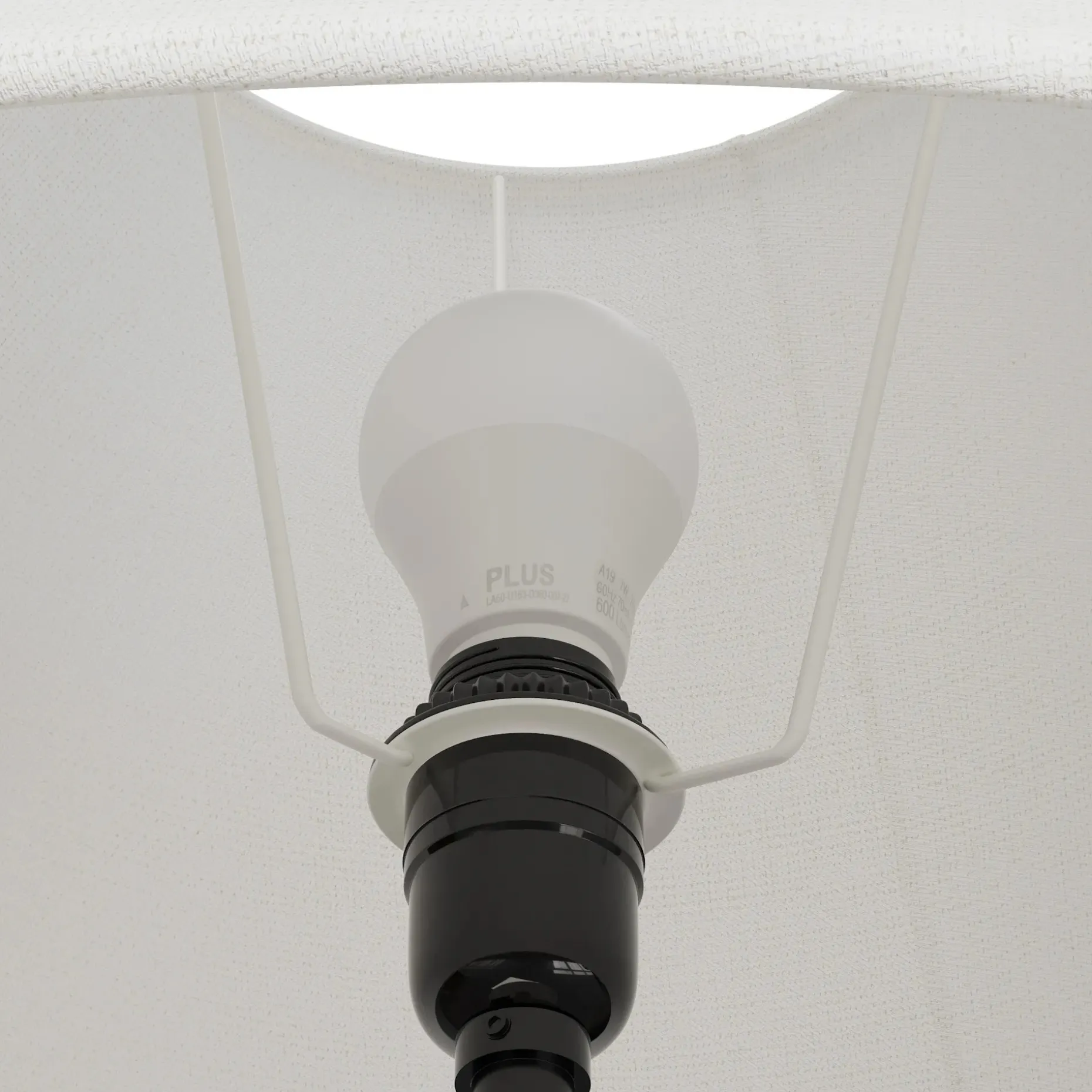 Pilar Floor Lamp - White Terrazzo