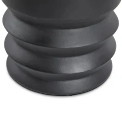 Pindo Outdoor Concrete Side Table - Black