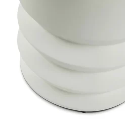 Pindo Outdoor Concrete Side Table - White
