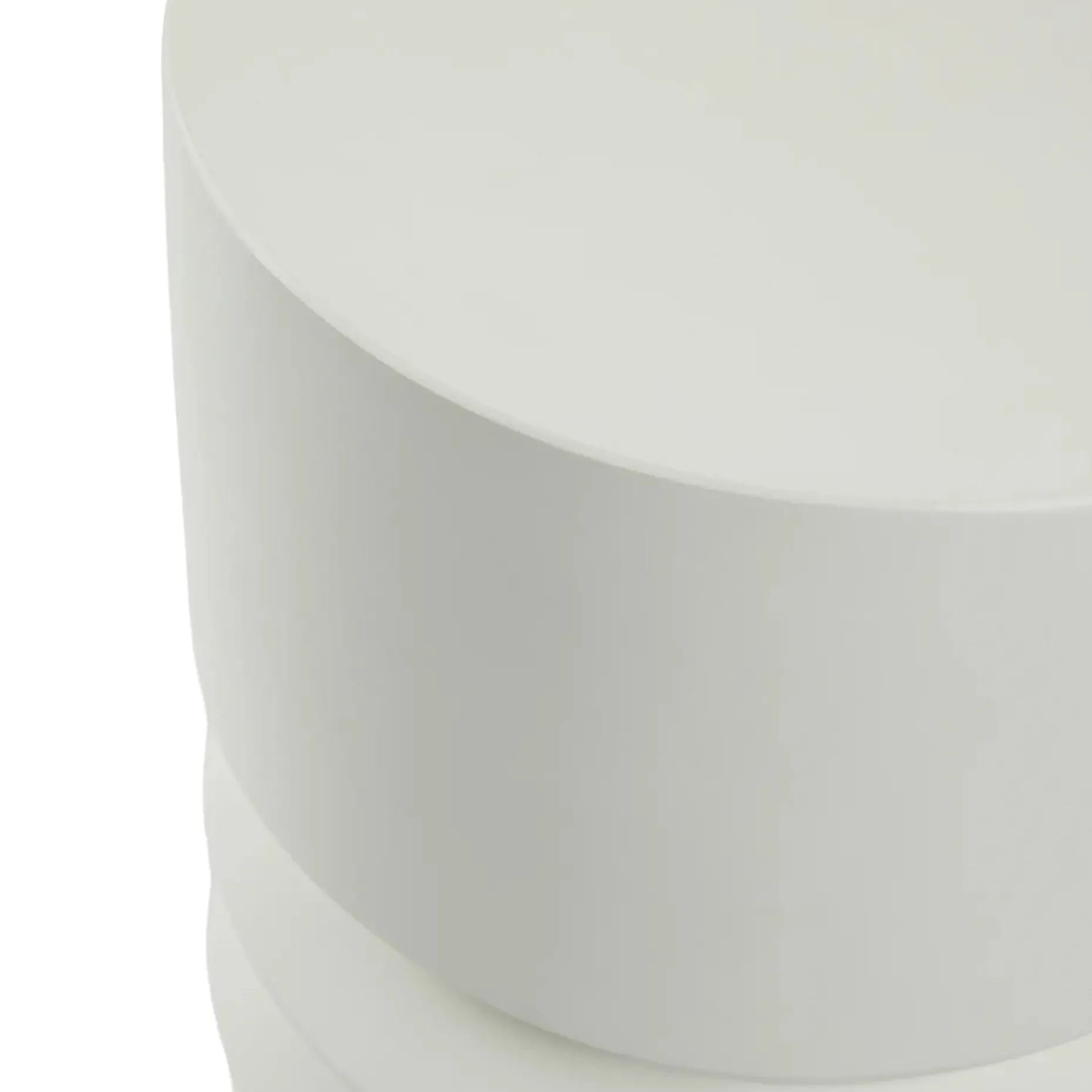 Pindo Outdoor Concrete Side Table - White