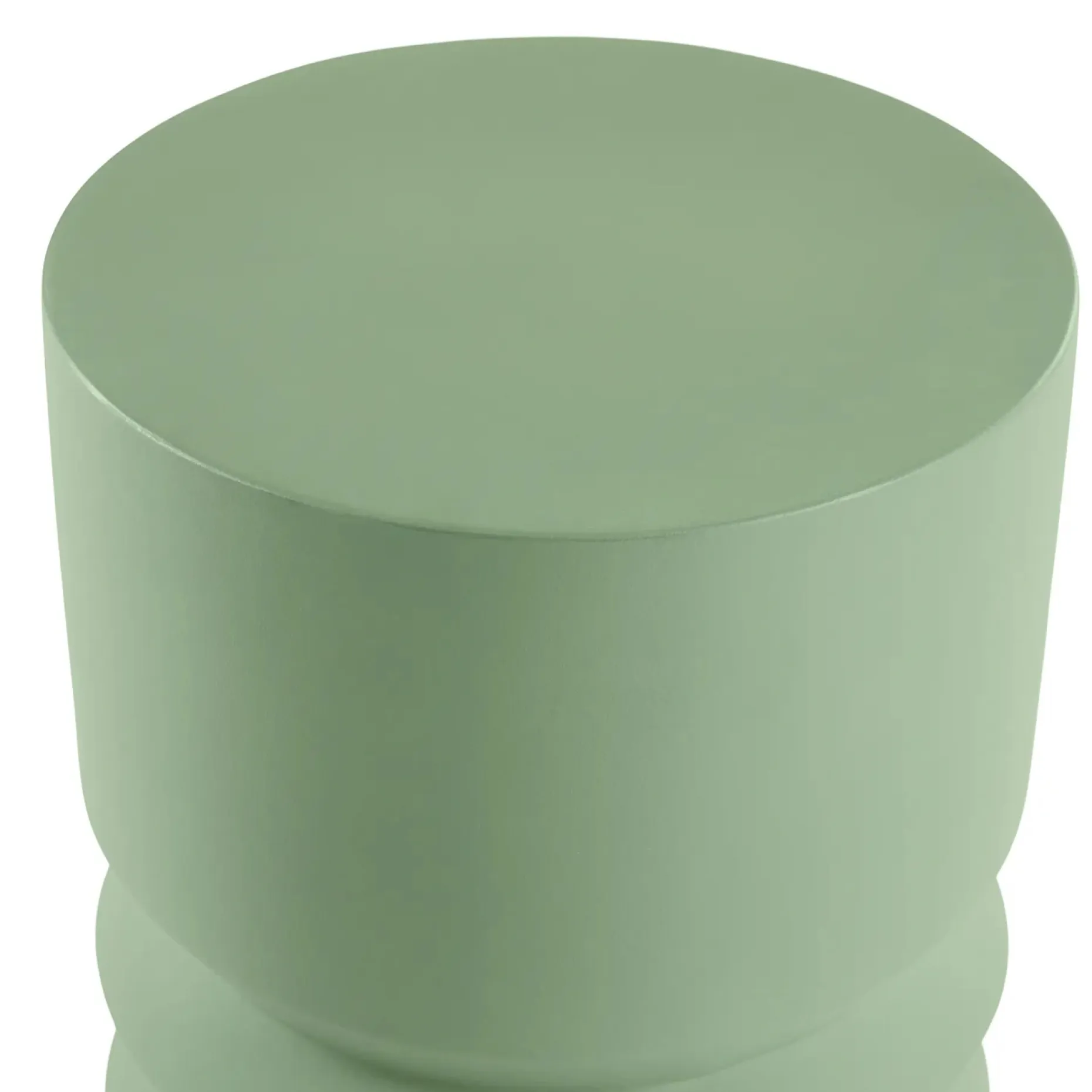 Pindo Outdoor Concrete Side Table - Khaki Green