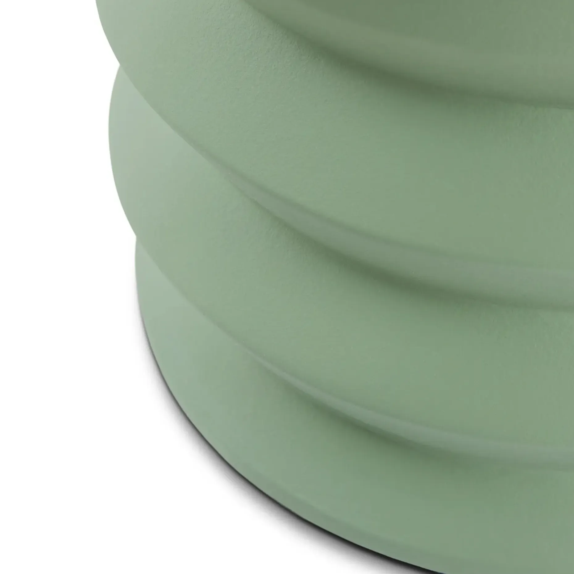 Pindo Outdoor Concrete Side Table - Khaki Green