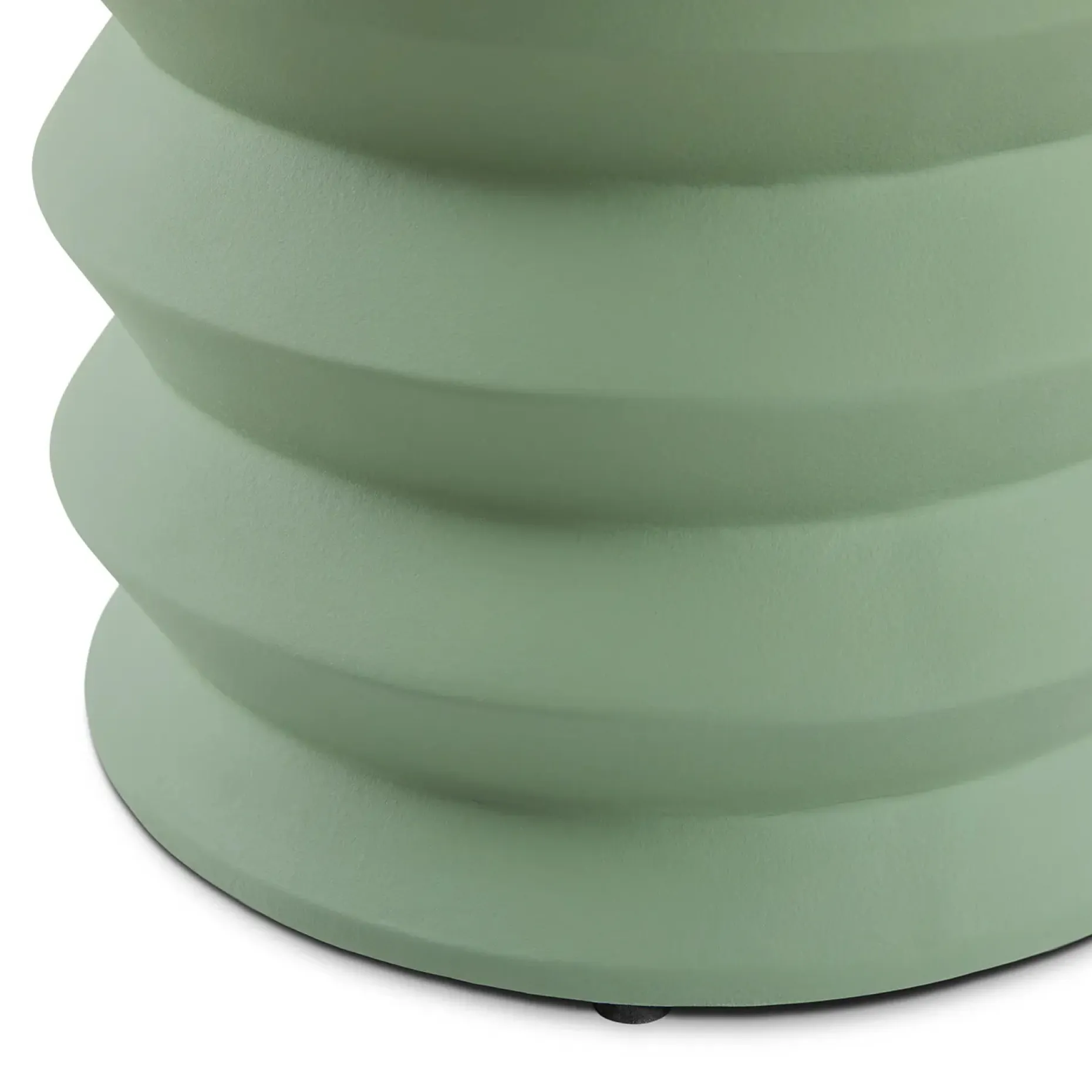 Pindo Outdoor Concrete Side Table - Khaki Green