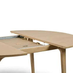Plumas 55" - 74.75" Extendable Dining Table - White Oak