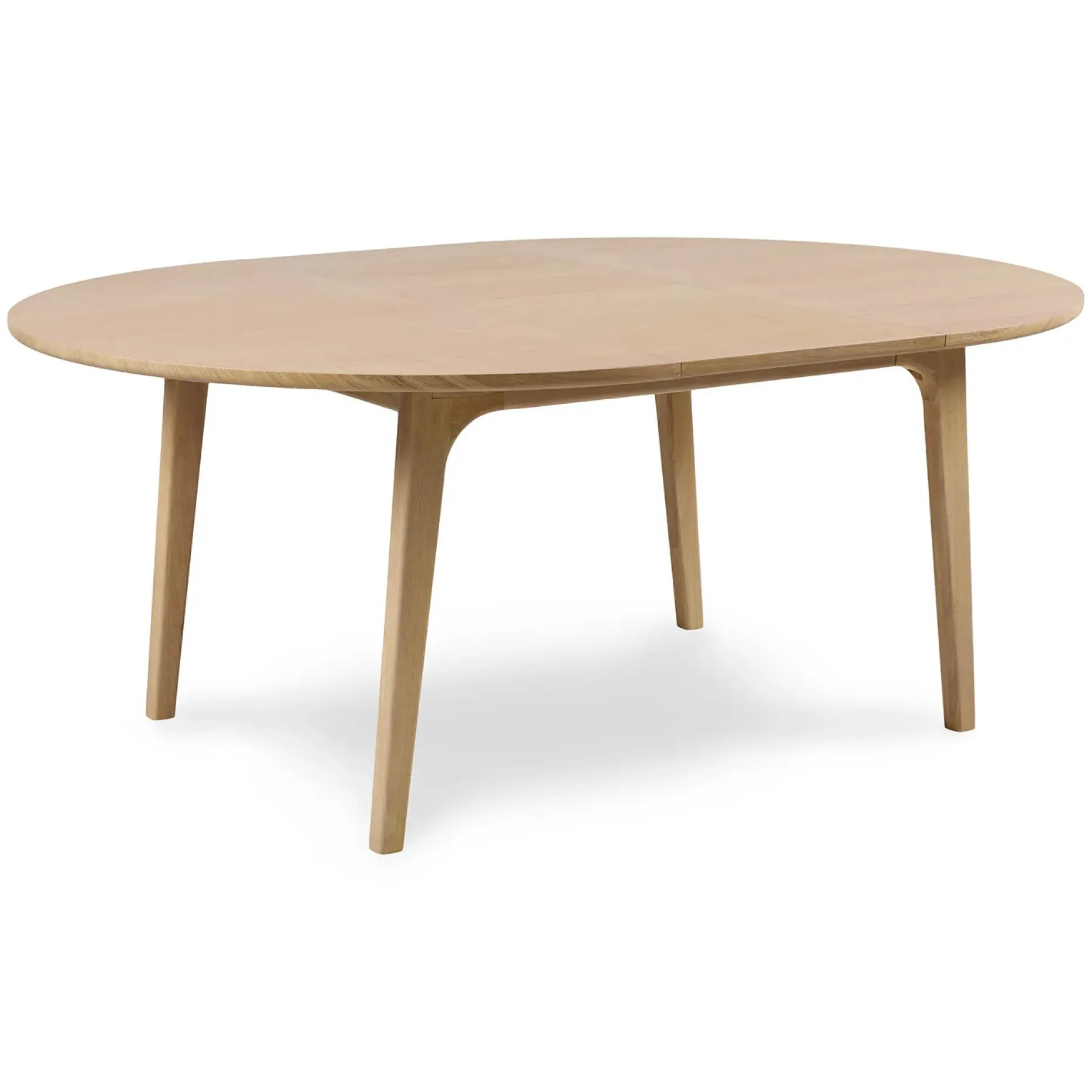 Plumas 55" - 74.75" Extendable Dining Table - White Oak