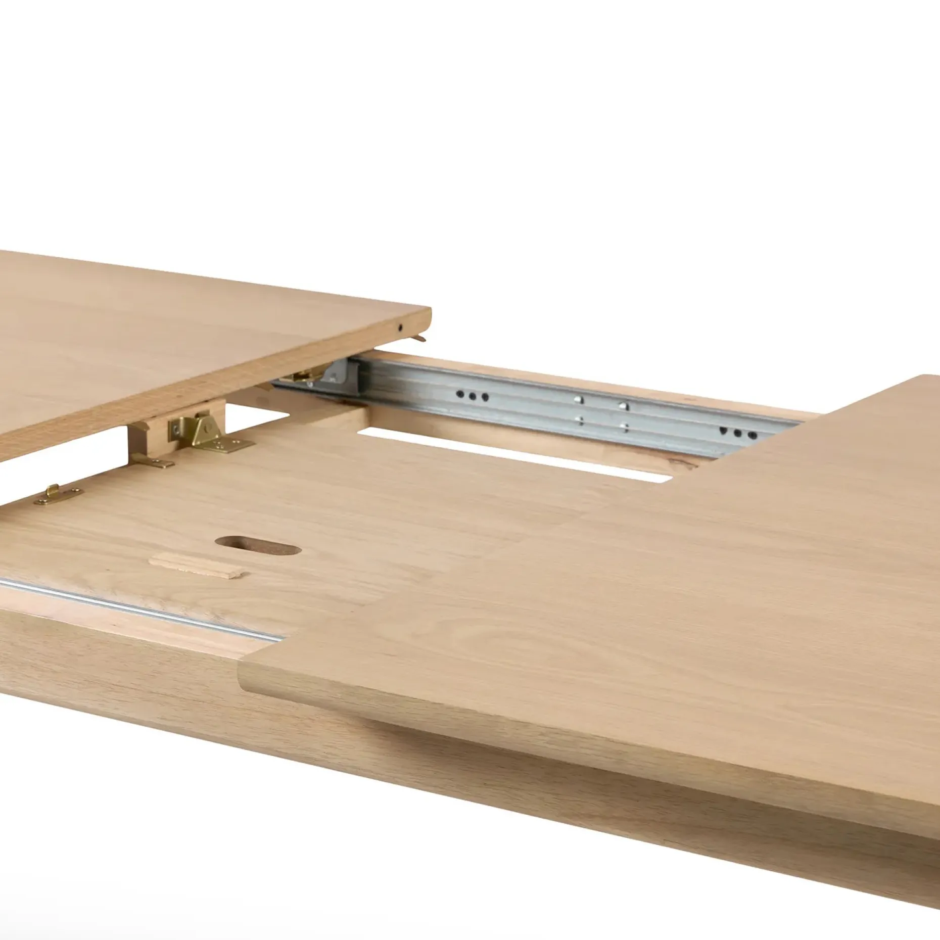 Plumas 92.5" - 112" Extendable Dining Table - White Oak