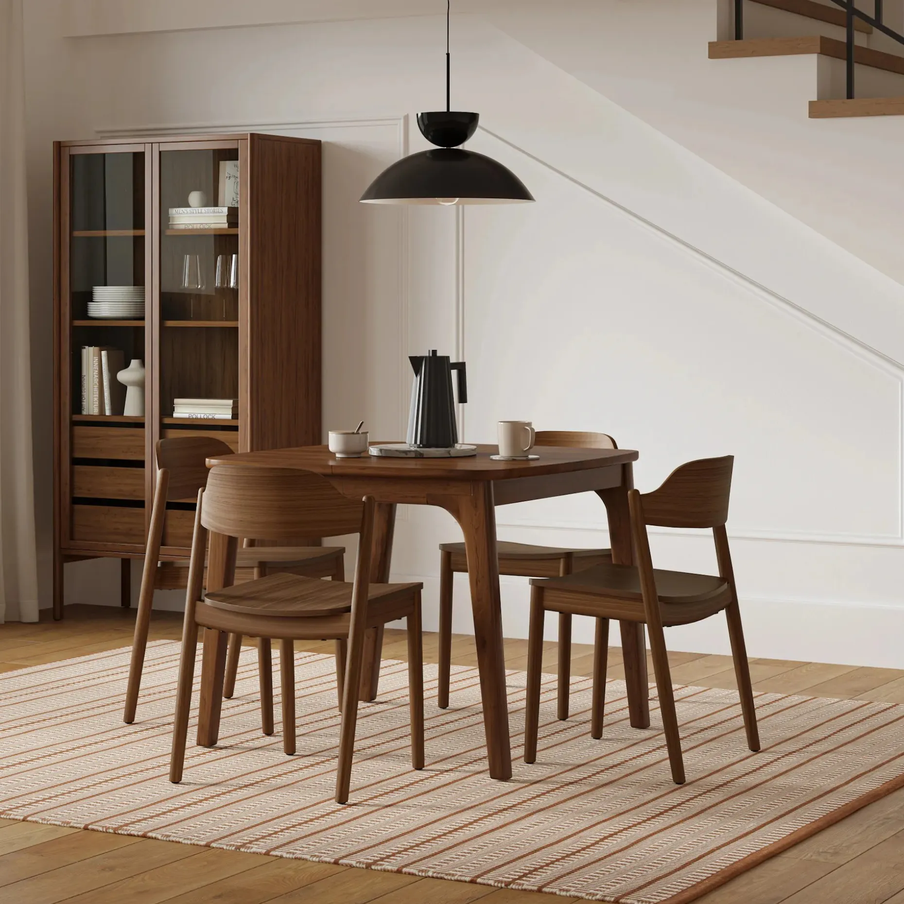 Plumas 37.5" - 57.25" Extendable Dining Table - White Oak