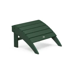 Polywood® 20.5" Outdoor Ottoman - Green
