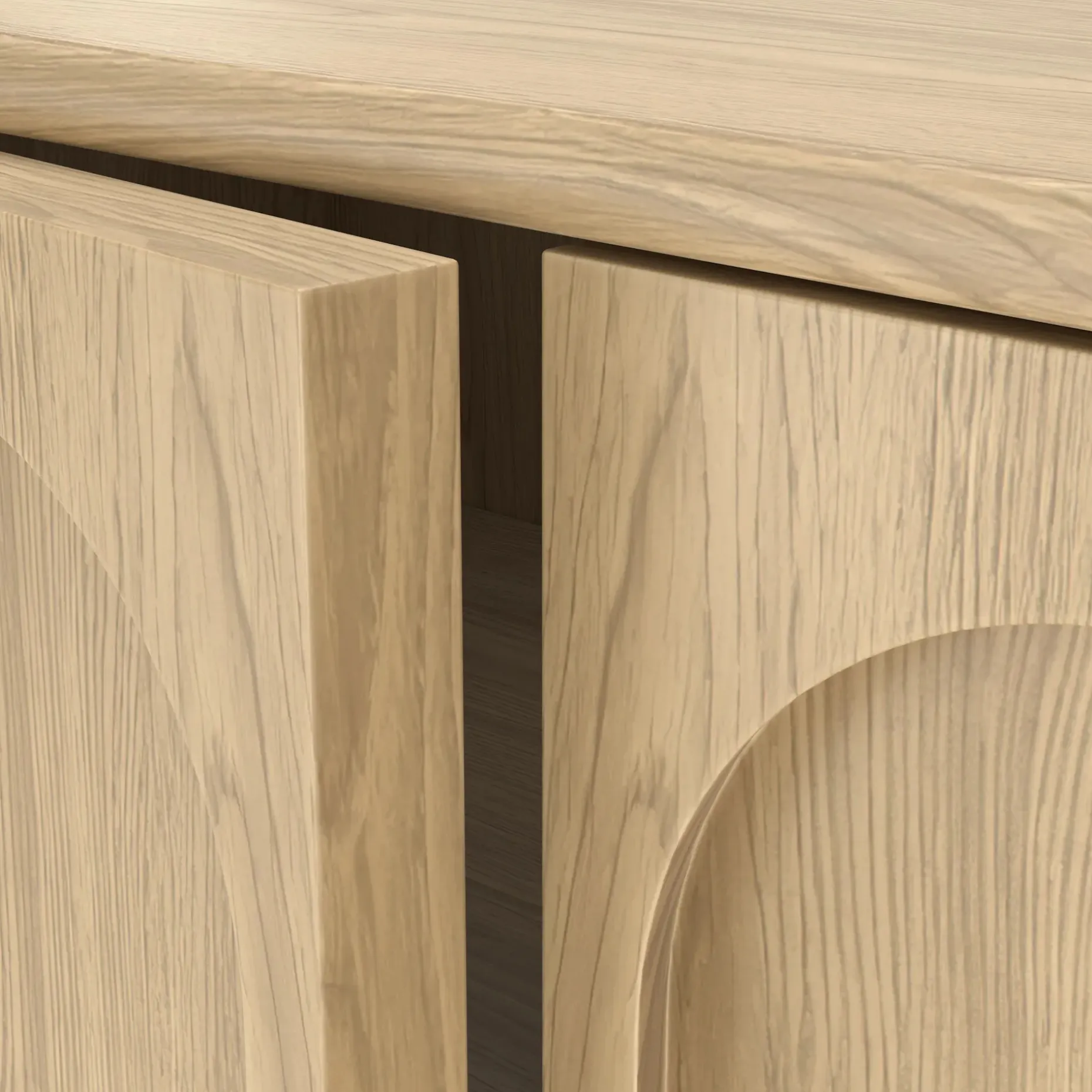 Prima 37" Cabinet - White Oak