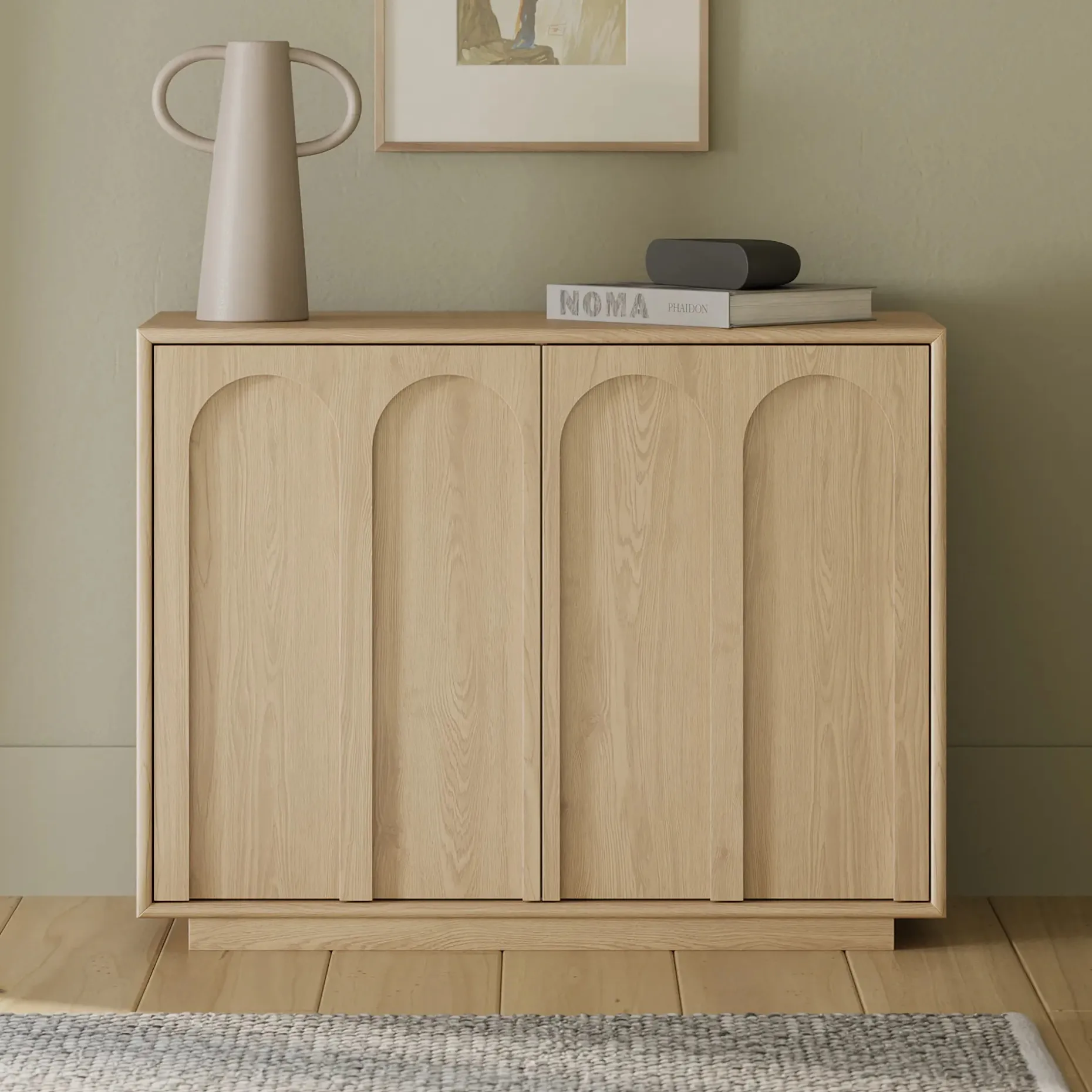 Prima 37" Cabinet - White Oak