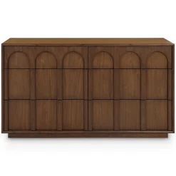 Prima 6-Drawer Double Dresser - Walnut