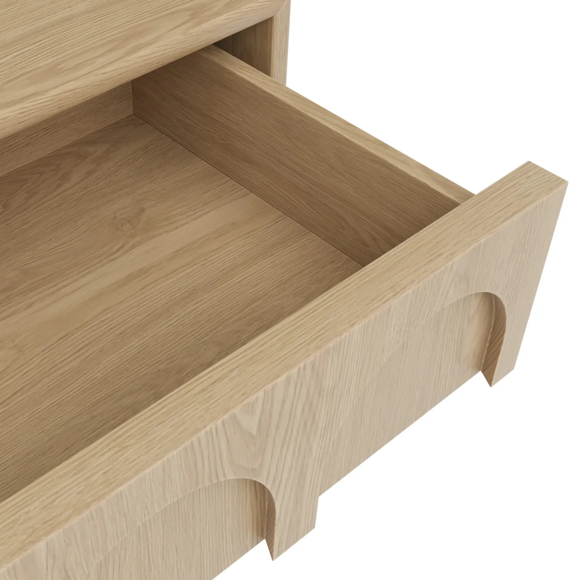 Prima 6-Drawer Double Dresser - White Oak