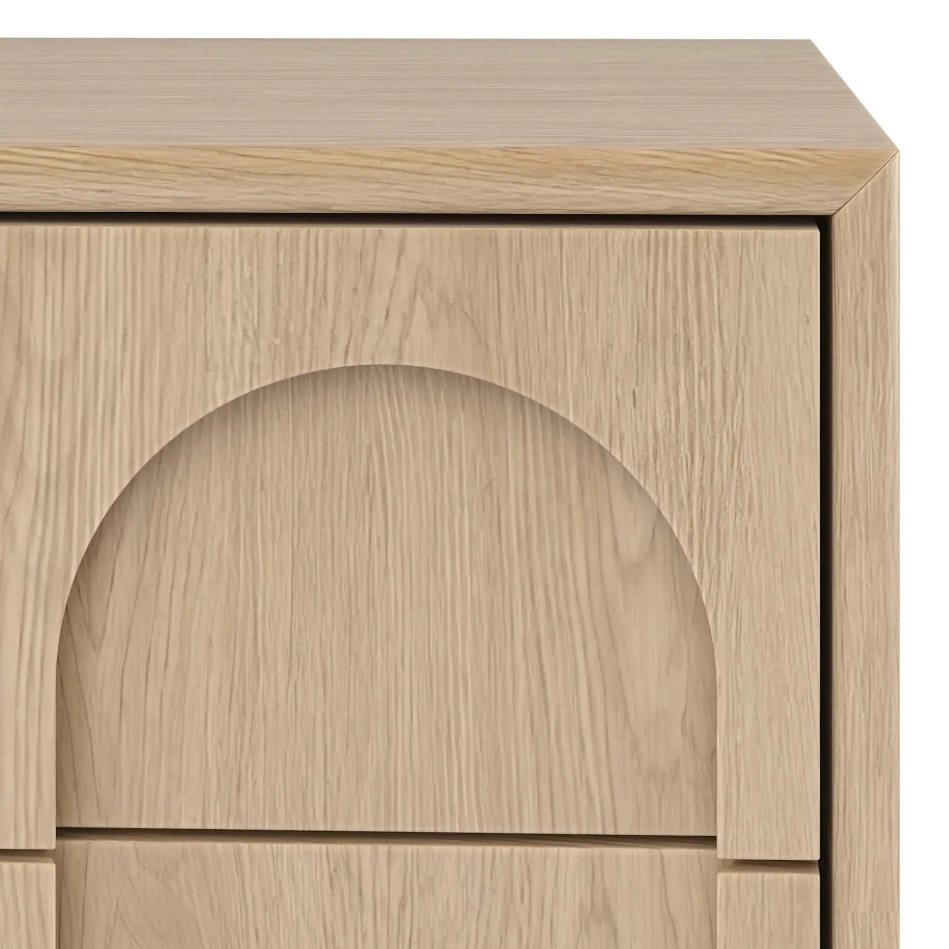 Prima 6-Drawer Double Dresser - White Oak
