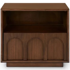 Prima 1-Drawer Nightstand - Walnut