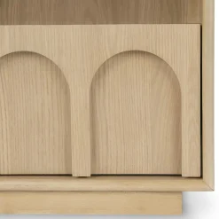 Prima 1-Drawer Nightstand - White Oak