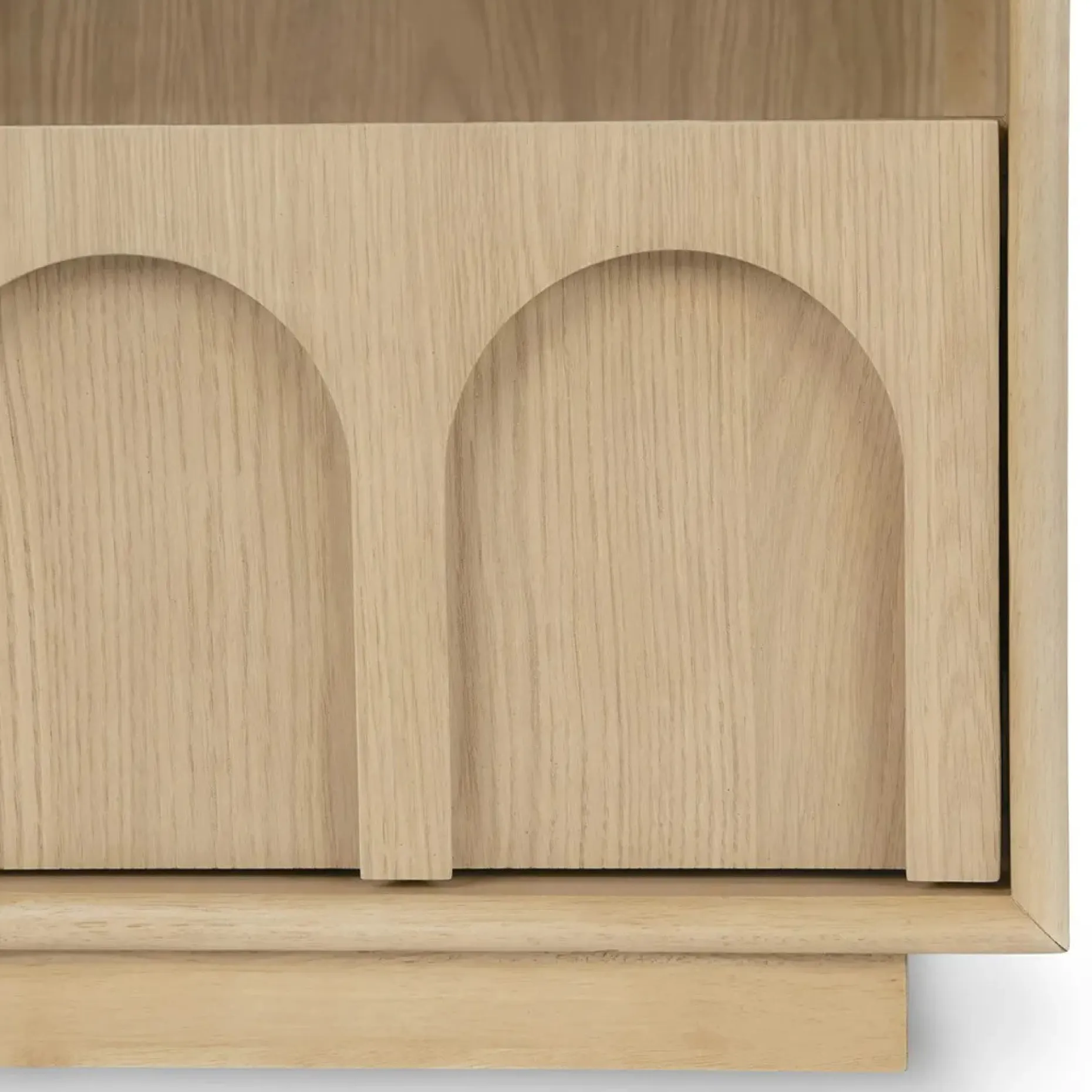 Prima 1-Drawer Nightstand - White Oak
