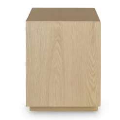 Prima 1-Drawer Nightstand - White Oak